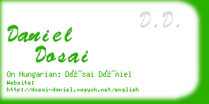 daniel dosai business card